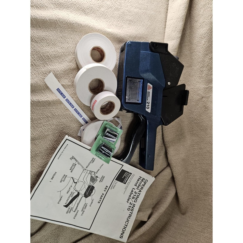 Sato Avery Dennison 210 Price Gun Marker Price Tag Machine Labeler w/Label Works